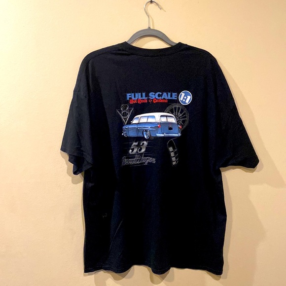 Unisex Gildan Full Scale Hot Rods & Customs 1:1 Scale 53 Road Wagon 2xl - Picture 2 of 4